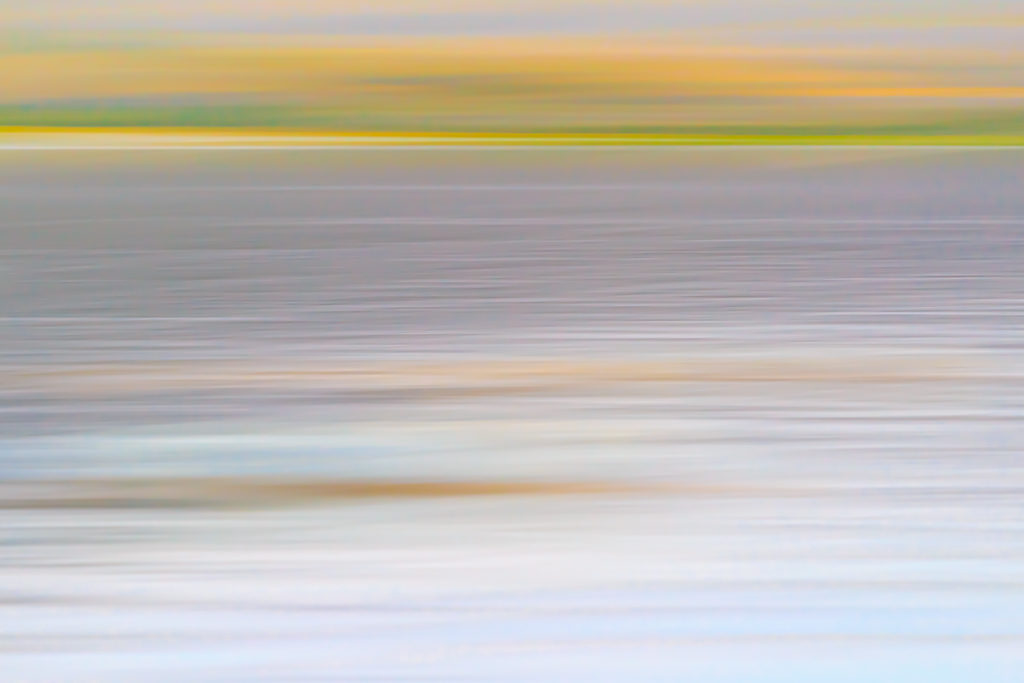 ICM Sunrise at Mono Lake, California, Intentional Camera Movement, Abstract, Mono County