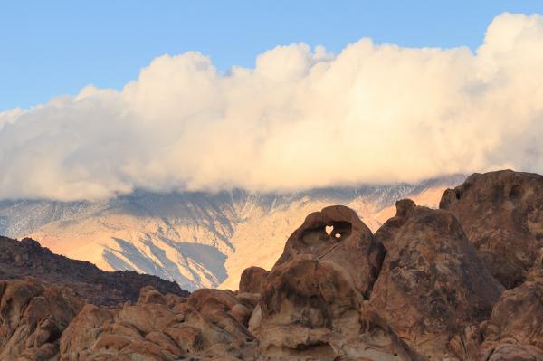 Alabama Hills, Sierra Nevada, California, Dusk, Heart,