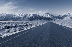 Eastern Sierra Nevada, Mammoth, Owen's River Valley, Snow, Winter